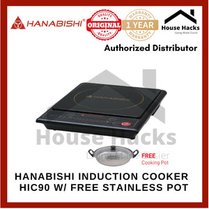 Hanabishi Induction Cooker HIC90 W/ FREE Stainless Pot