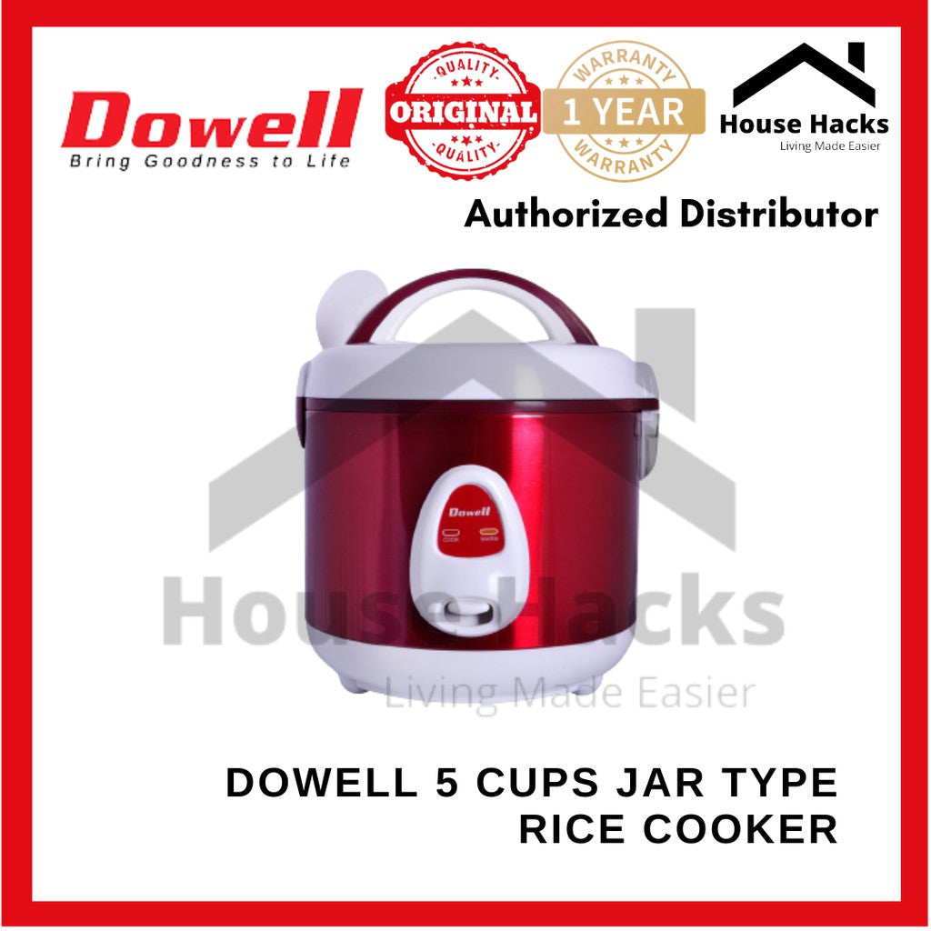 Dowell 5 Cups Jar Type Rice Cooker RCJ-5CS