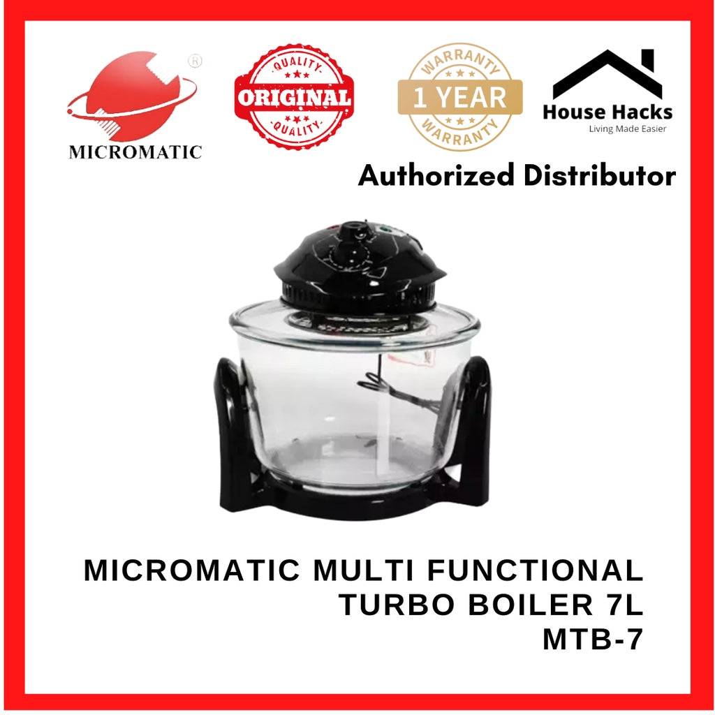 Micromatic MTB-7 Multi Functional Turbo Boiler 7 Liters