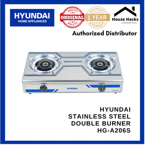 HYUNDAI Stainless Steel Double Burner HG-A206S