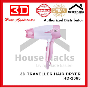 3D Traveller Hair Dryer HD-2065