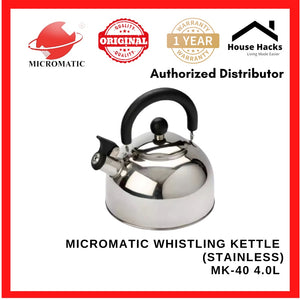 Micromatic MK-40 4.0L Whistling Kettle (Stainless)