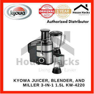 Kyowa Juicer, Blender, and Miller 3-in-1 KW-4220