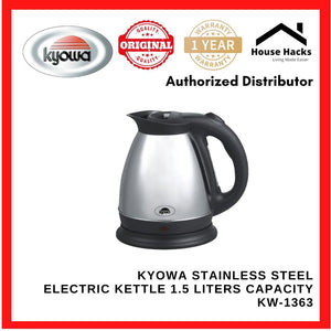Kyowa Stainless Steel Electric Kettle 1.5 Liters Capacity KW-1363