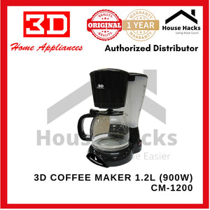 3D Coffee Maker 1.2L (900W) CM-1200
