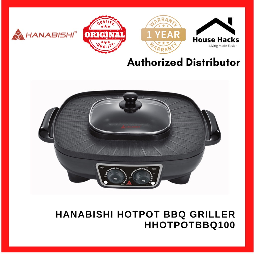 Hanabishi Hotpot BBQ Griller HHOTPOTBBQ100