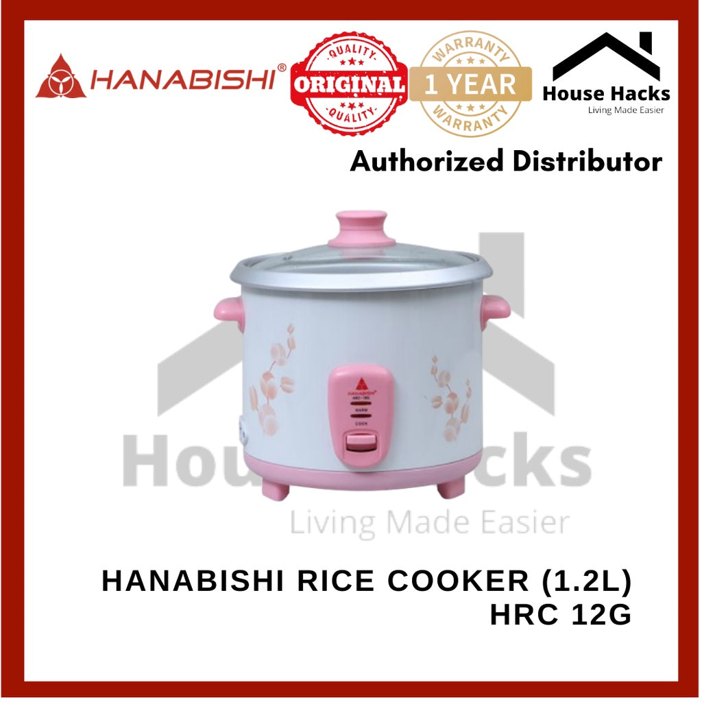 Hanabishi Rice Cooker (1.2L) HRC 12G
