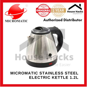 Micromatic stainless steel Electric Kettle 1.2L MCK-1210