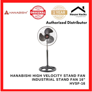 Hanabishi High Velocity Stand Fan Industrial Stand Fan 16" HVSF-16