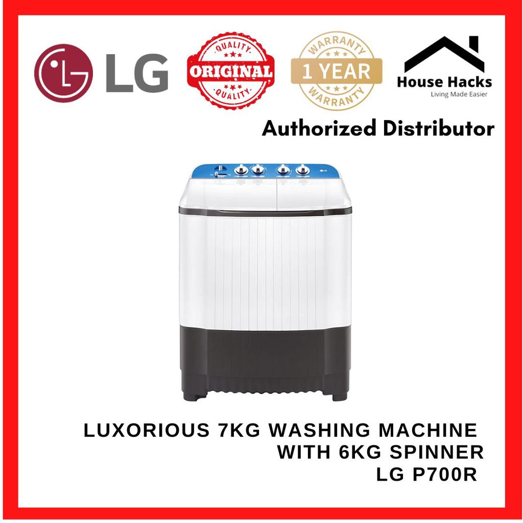 LG P700R Luxorious 7KG Washing Machine with 6KG Spinner