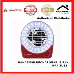 Hanabishi Rechargeable Fan HRF-5USB
