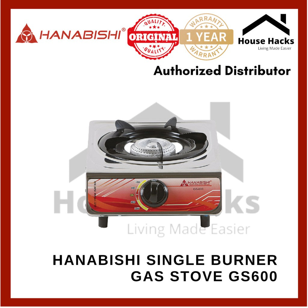 Hanabishi Single Burner Gas Stove GS600