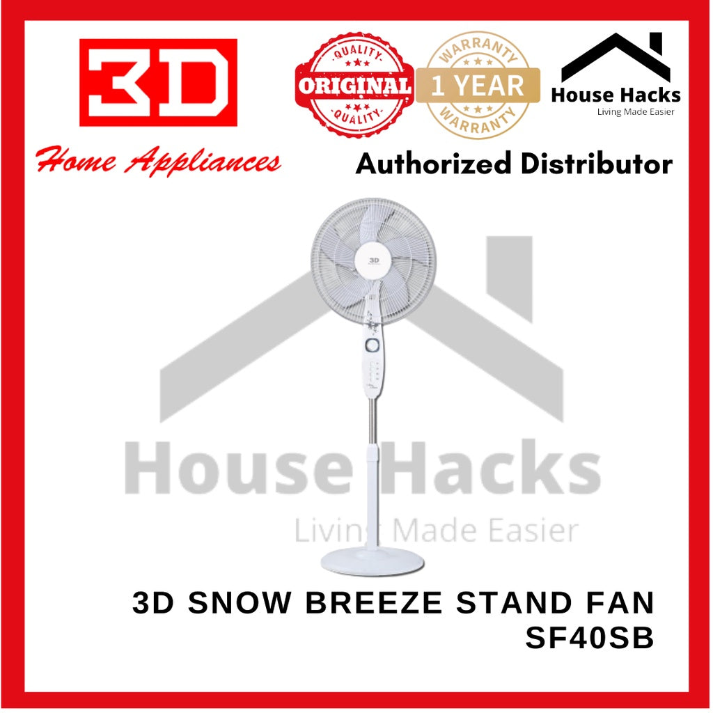 3D Snow Breeze Stand Fan SF40SB