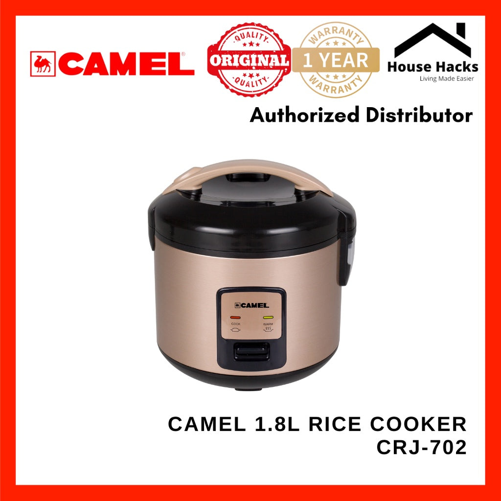Camel CRJ-702 Jar Type Rice Cooker (10 cups / 1.8L) -Bronze