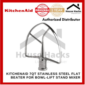 KitchenAid 7Qt Stainless Steel Flat Beater for Bowl-lift Stand Mixer