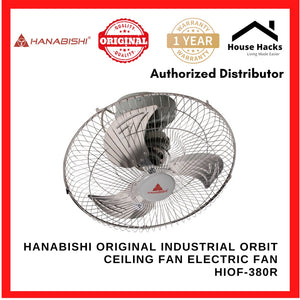Hanabishi Original Industrial Orbit Ceiling Fan | Electric Fan HIOF-380R