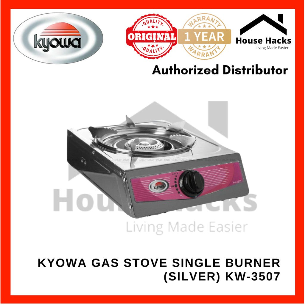 Kyowa Gas Stove Single Burner (Silver) KW-3507