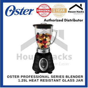 Oster Professional Series Blender, 1.25L Heat Resistant Glass Jar