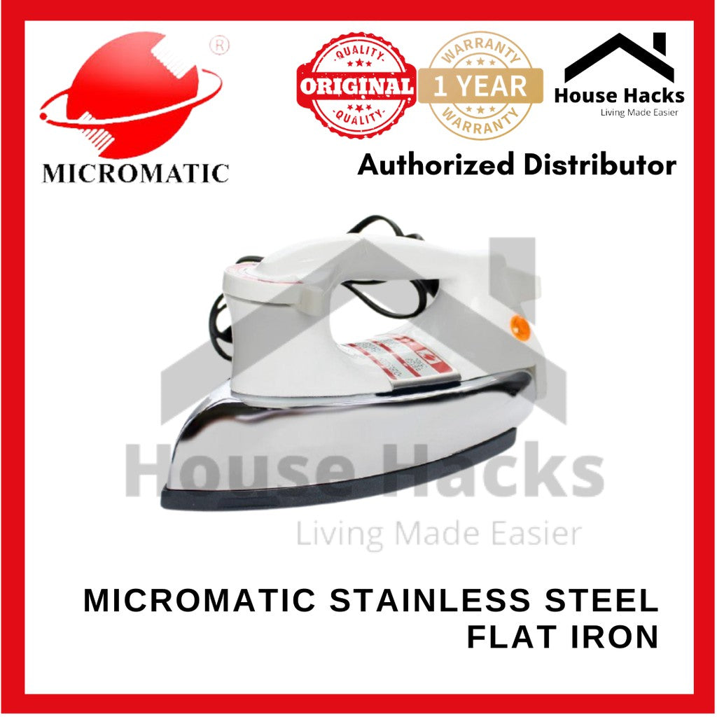 Micromatic Stainless Steel Flat Iron MAI-1020