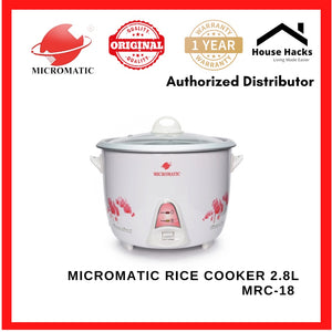 Micromatic MRC-18 Rice Cooker 2.8L