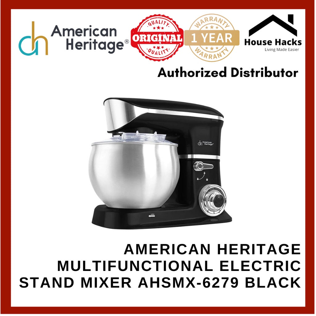 American Heritage Multifunctional Electric Stand Mixer AHSMX-6279 BLACK