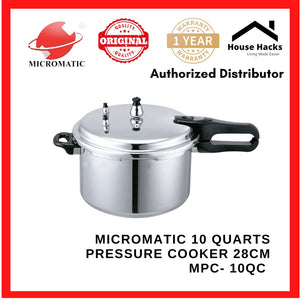 Micromatic MPC- 10QC 10 Quarts Pressure Cooker 28cm