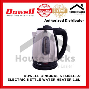 Dowell Original Stainless Electric Kettle Water Heater 1.8l EK-188S