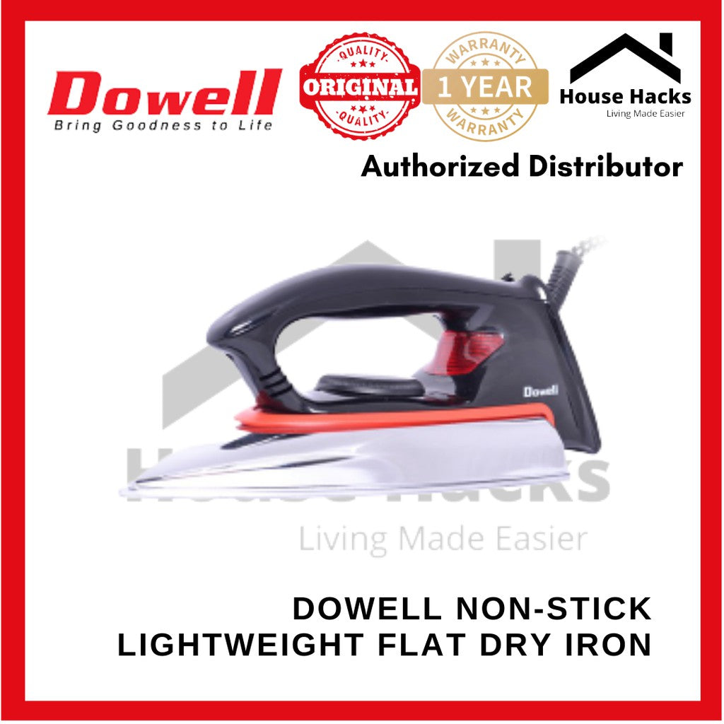 Dowell Non-stick Lightweight Flat Dry Iron DI-518AL