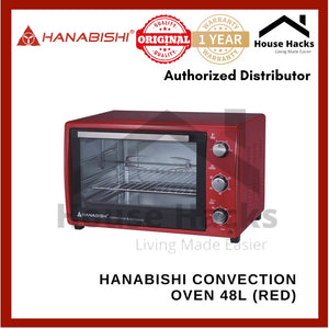 Hanabishi Convection Oven 48L HEO-48 (Red)