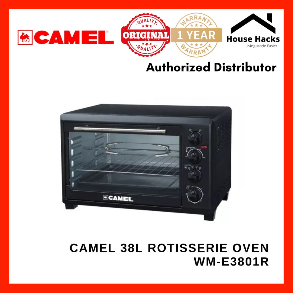 Camel WM-E3801R Rotisserie Oven Elite Series 38L (Black)