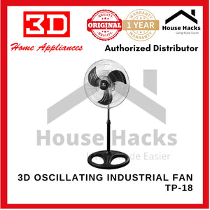 3D Oscillating Industrial Fan TP-18