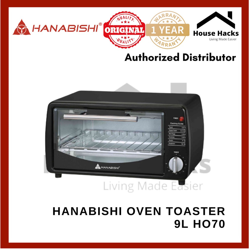 hanabishi oven toaster 9l