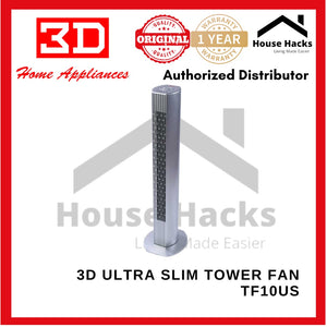 3D Ultra Slim Tower Fan TF10US
