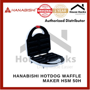 Hanabishi Hotdog Waffle Maker HSM 50H