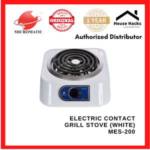 MES-200 Electric Contact Grill Stove (White)