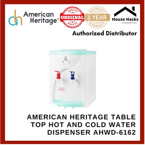 American Heritage Table Top Hot and Cold Water Dispenser AHWD-6162