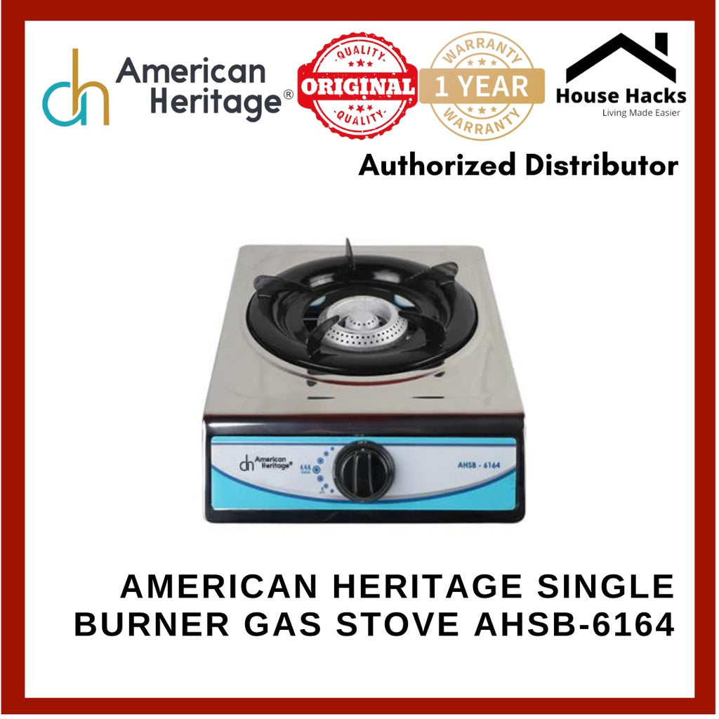 American Heritage Single Burner Gas Stove AHSB-6164