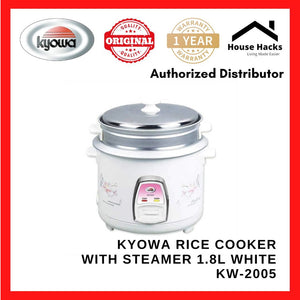 Kyowa Rice Cooker with Steamer 1.8L White KW-2005