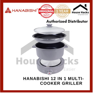 Hanabishi 12in1 MULTI-COOKER GRILLER with 12in1 function HMCGRILL50