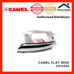 Camel CFI-1030 Flat Iron with Easy temperature Setting and Aluminum Sole Plate (White)