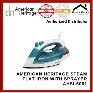 American Heritage Steam Flat Iron with Sprayer AHSI-6081