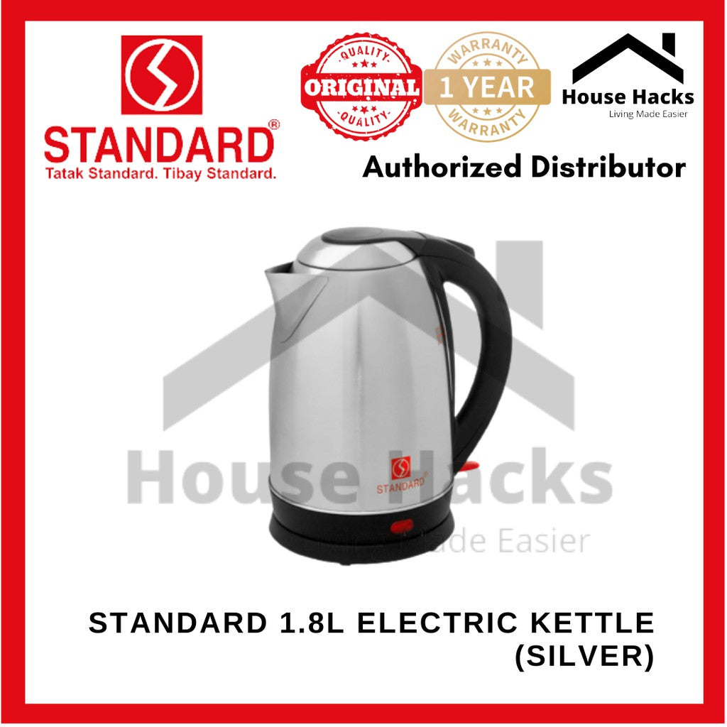 Standard 1.8L Electric Kettle (Silver) SEK-1.8L