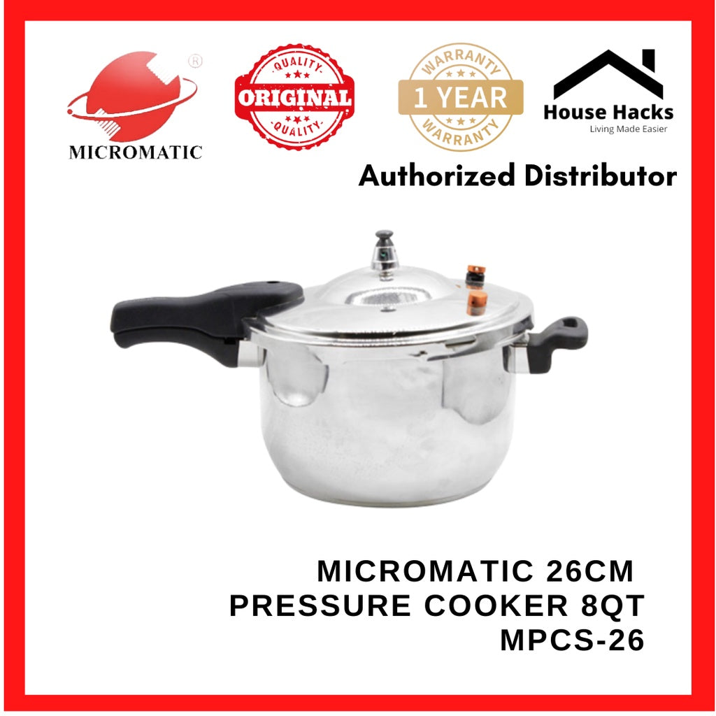 MICROMATIC MPCS-26 26cm Pressure Cooker 8qt