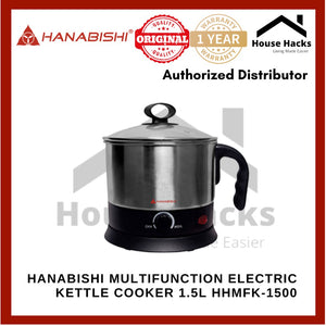 Hanabishi Multifunction Electric Kettle Cooker 1.5L HHMFK-1500