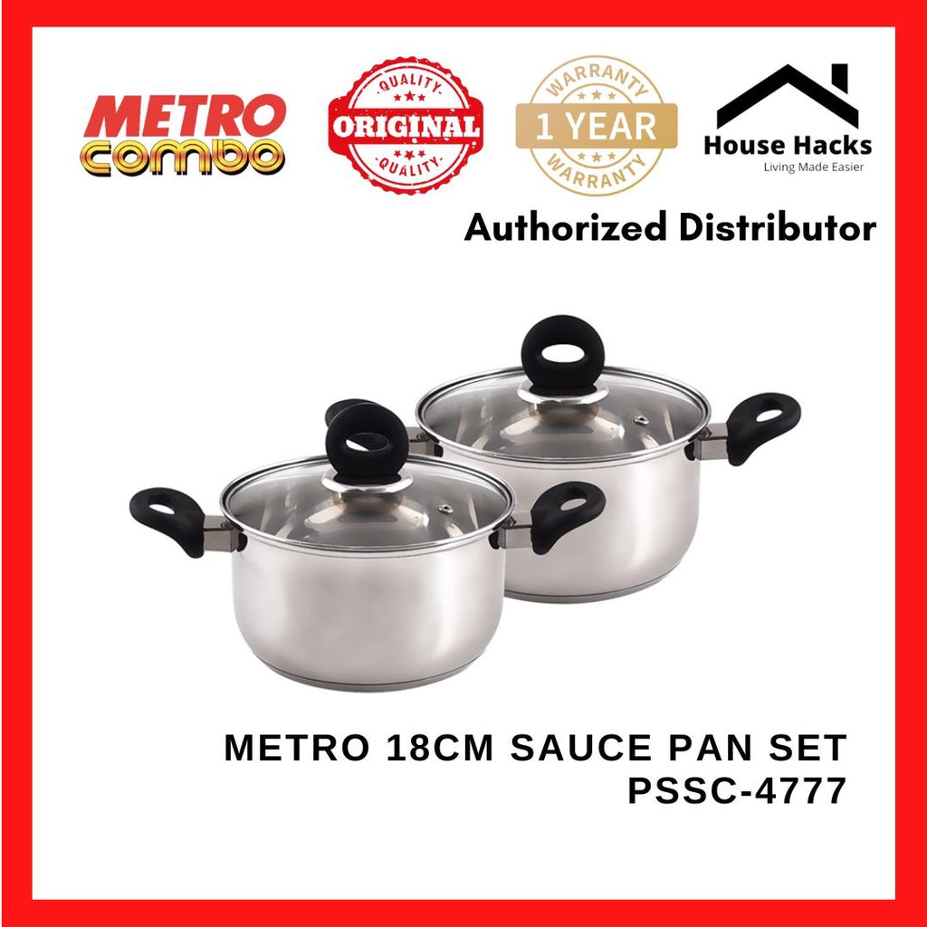 Metro 18cm Sauce Pan Set PSSC-4777