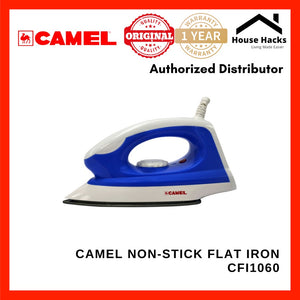 Camel CFI-1060 Non-Stick Sole Plate Flat Iron with Overheat Safety Protection