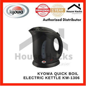 Kyowa Quick Boil Electric Kettle with Heat Resistant Housing KW-1306