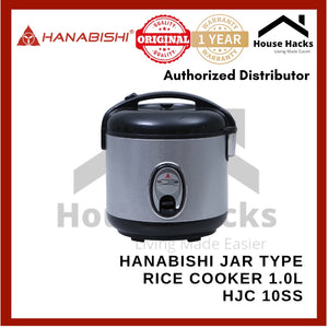 Hanabishi Jar Type Rice Cooker 1.0L HJC 10SS