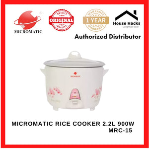 Micromatic MRC-15 Rice Cooker 2.2L 900w