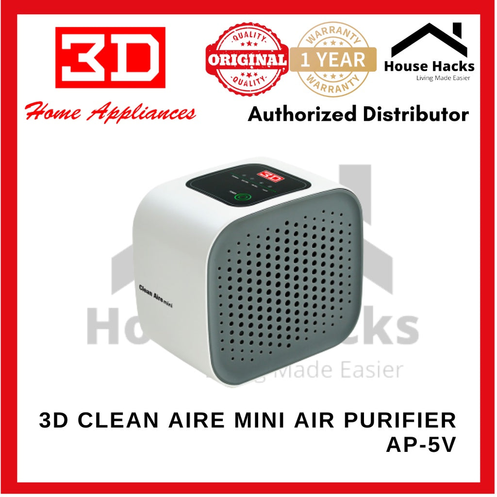 3D Clean Air Mini Air Purifier AP-5V